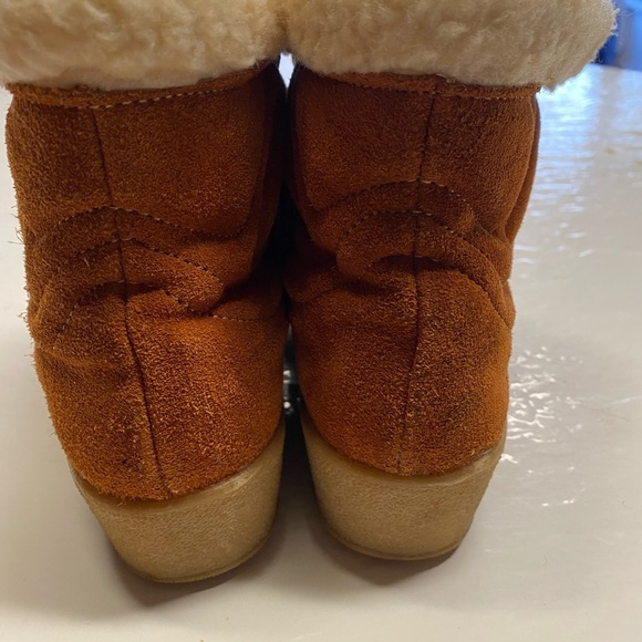 - - VINTAGE BALLOONS THOM MCAN Suede Leather Boots size 6 - Picture 3 of 8